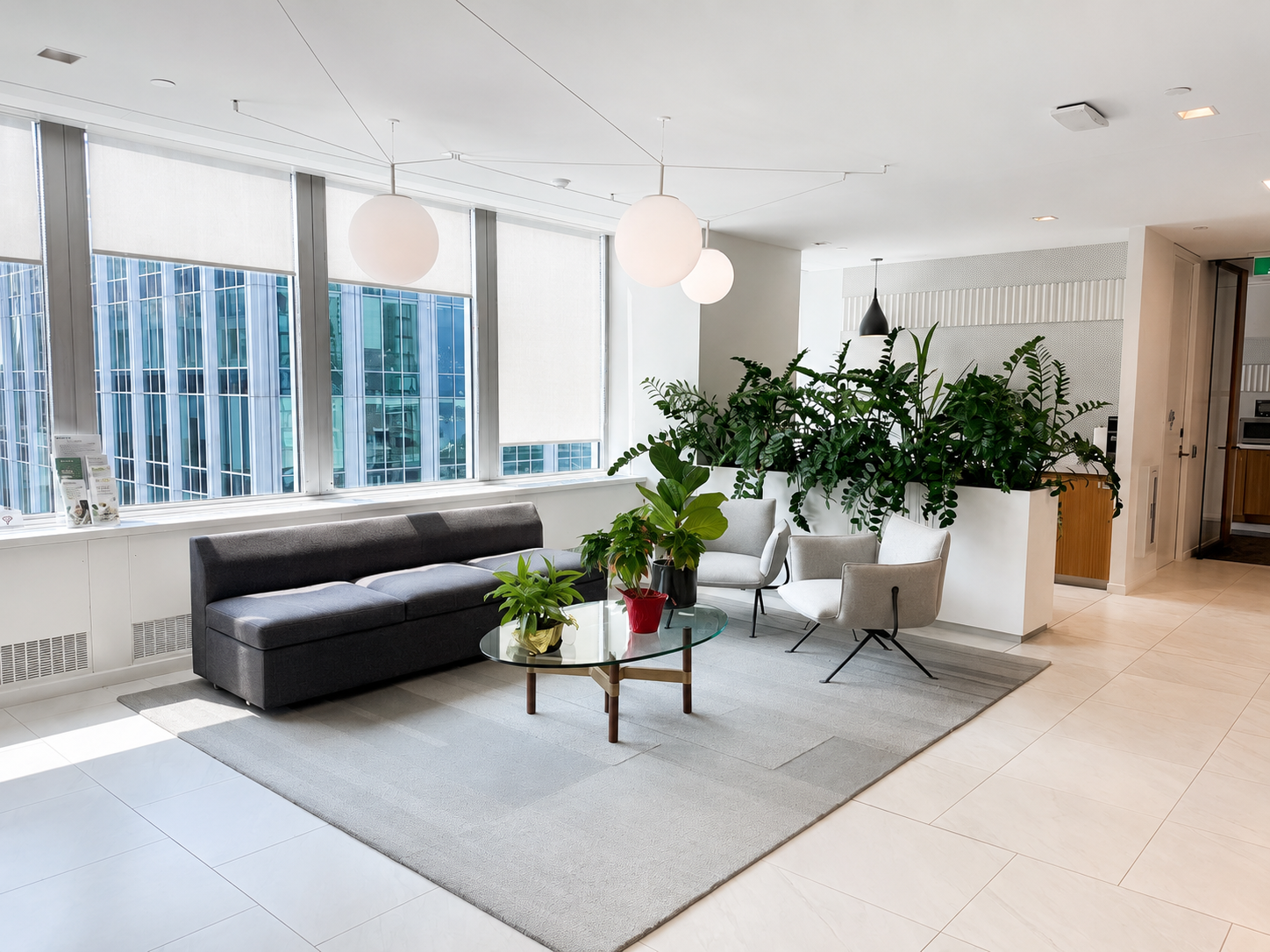 Vancouver office lounge